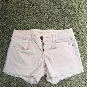Pink stretch shorts